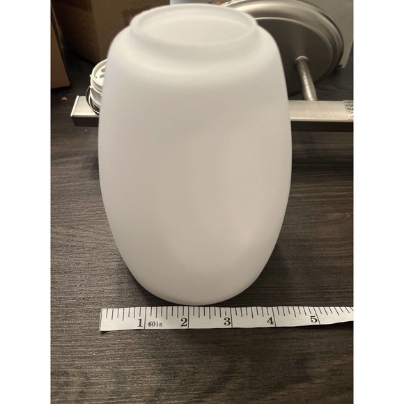 Vanity Light Fixture with 2 Lights-Satin Nickel Finish - Picture 3 of 7